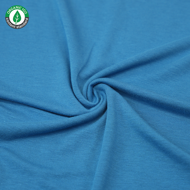 Organic Bamboo / Cotton Tractus Jersey fabricae
