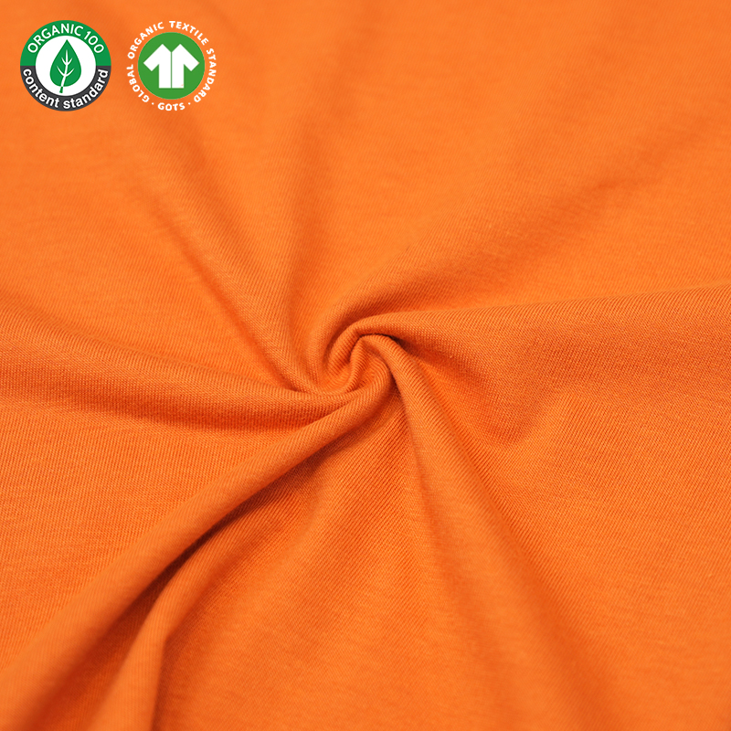 Bamboo Viscoses / Organic Cotton Jersey T-Shirt fabricae